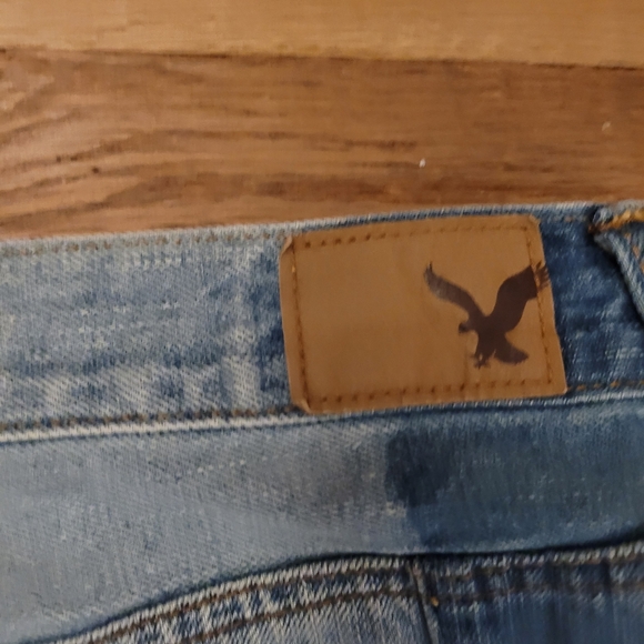 American Eagle 2 tone raw hem jeans - Picture 13 of 13